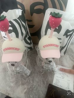 Starbucks Pink Barista Glass cup Limited Edition