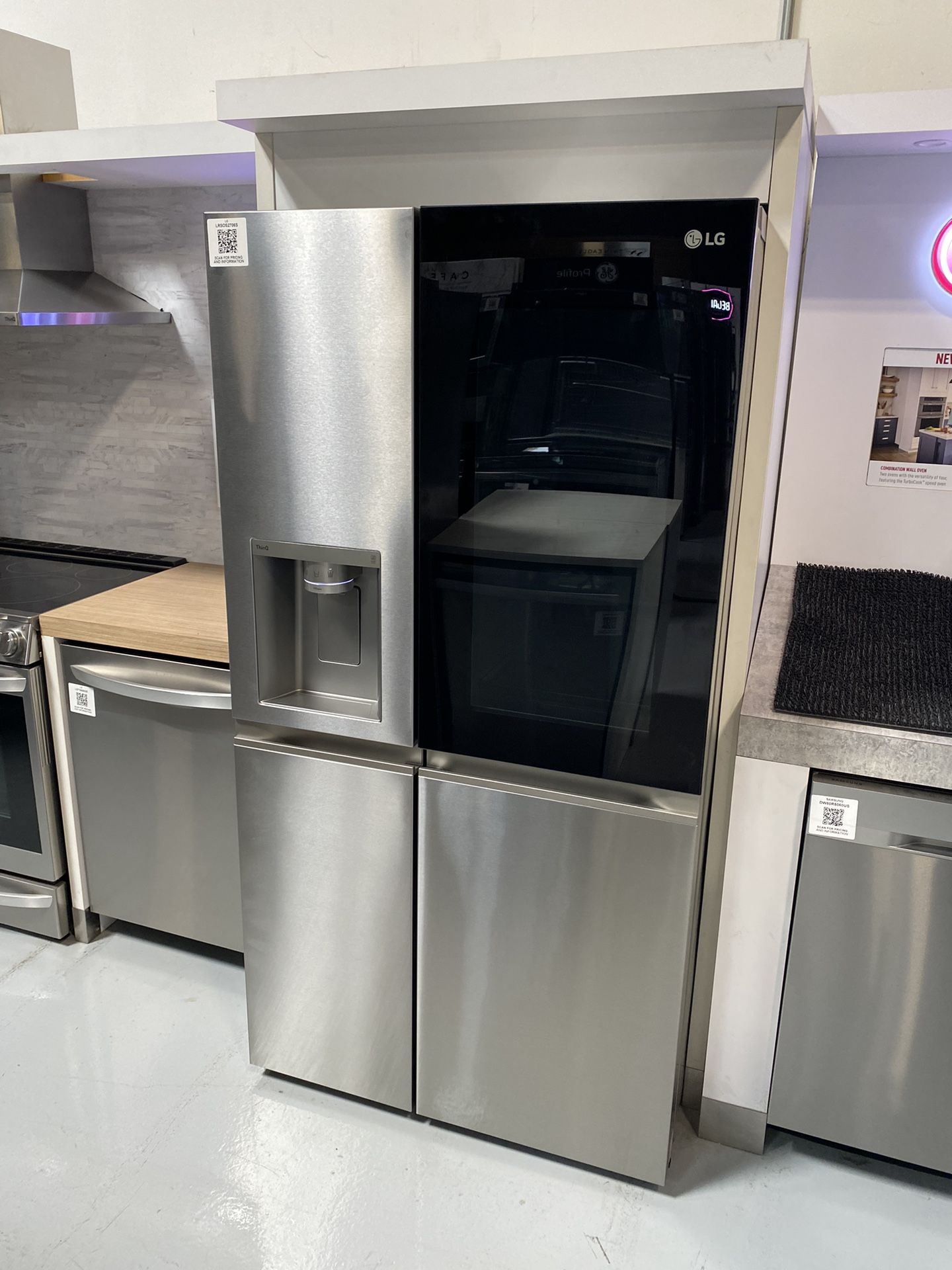 Stainless Steel 27 Cu. Ft. Side-by-Side InstaView Refrigerator