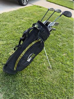 GOLF SET Titleist Driver Callaway 3 5 Woods Tommy Armour 845 Titanium Irons 4-pw Prov1 balls