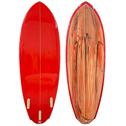 5'5" Irvin Surfboards by Gamino Shapes Used Channel-Bottom Groveler Shortboard Surfboard