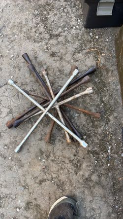 Lot of Cross Lug Wrenches