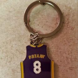 Kobe Bryant Lakers Jersey Keychain