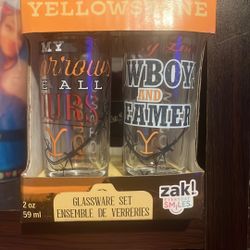 Yellowstone Glassware Set