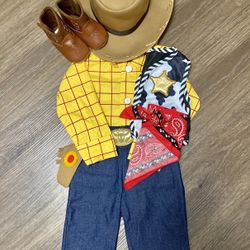 Toy Story Woody Outfit With Party Supplies