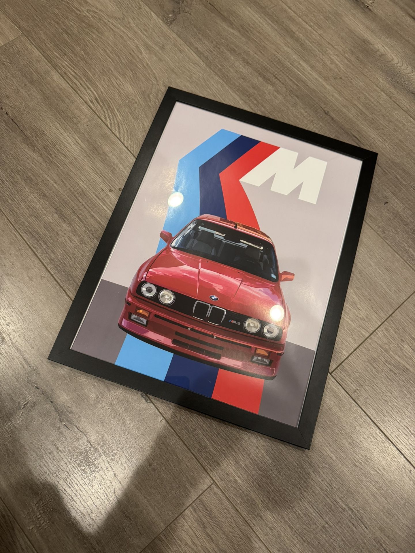 BMW M3 Custom Print With Frame 