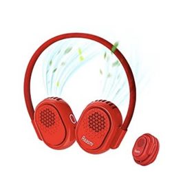 Neck Fan Portable Rechargeable Battery Operated Personal Fan Bladeless Neckband Fan Wearable Hands Free For Outdoor Sports Travel, 2000 mAh 21 Hrs Dur