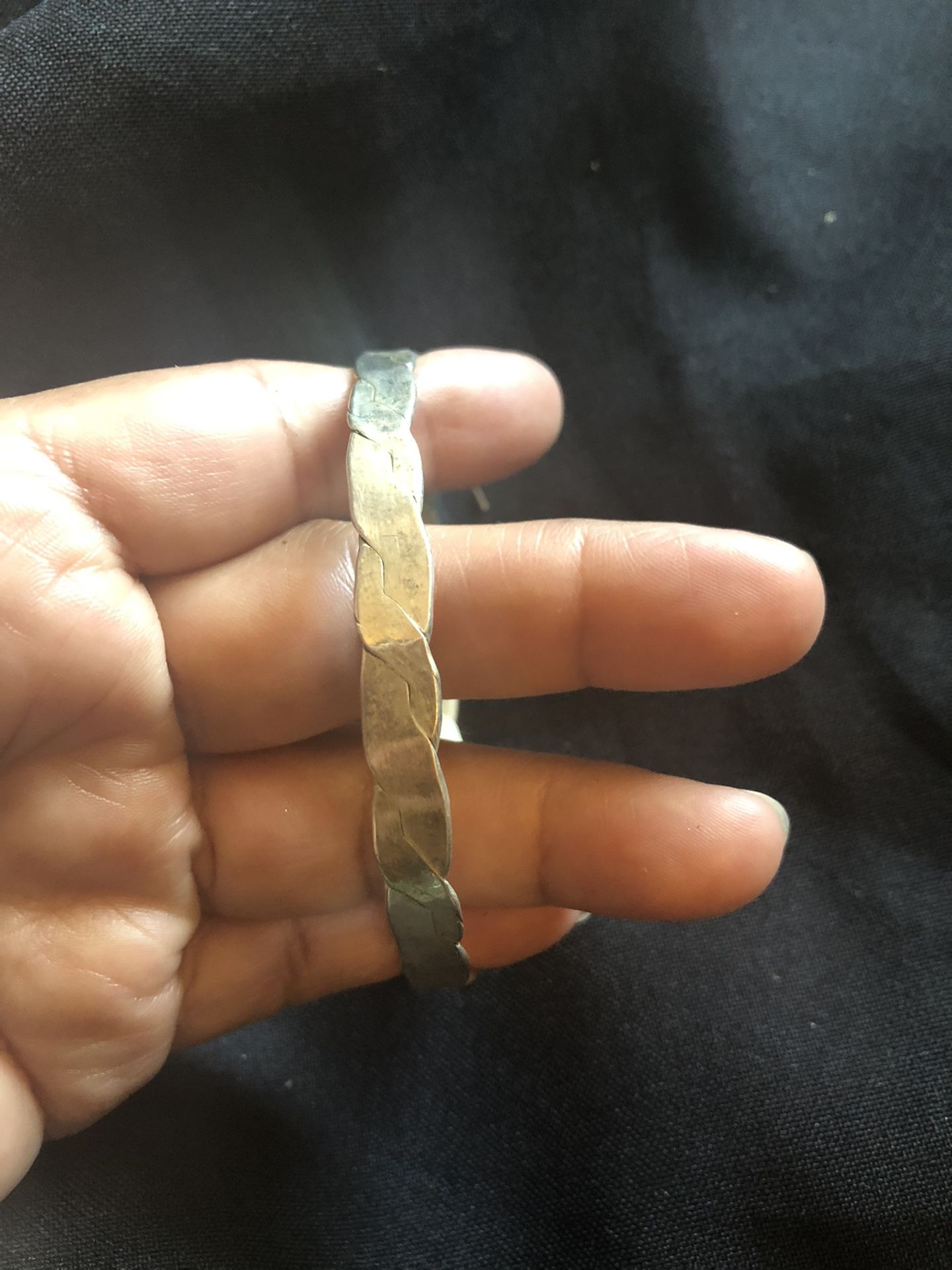 Silver Bangle Bracelet 
