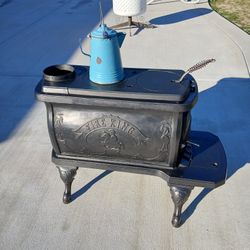 Rare Antique Wood Burning Cast Iron Stove
