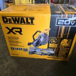DEWALT 20-Volt MAX XR Cordless 10 in. Dual Bevel Fixed Miter Saw (Tool Only)