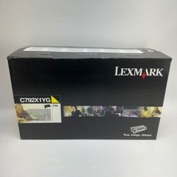 New Lexmark C792 C792X1YG Yellow Toner Cartridge