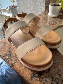 Nisolo Go To Platform Sandal Off White