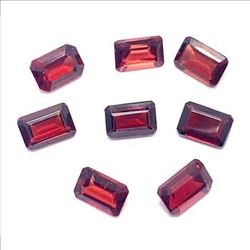 5.15ctw Lot of African Natural Emerald Cut Garnet Loose Stones