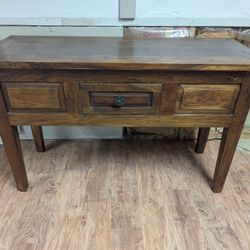 Solid Wood console / media Table