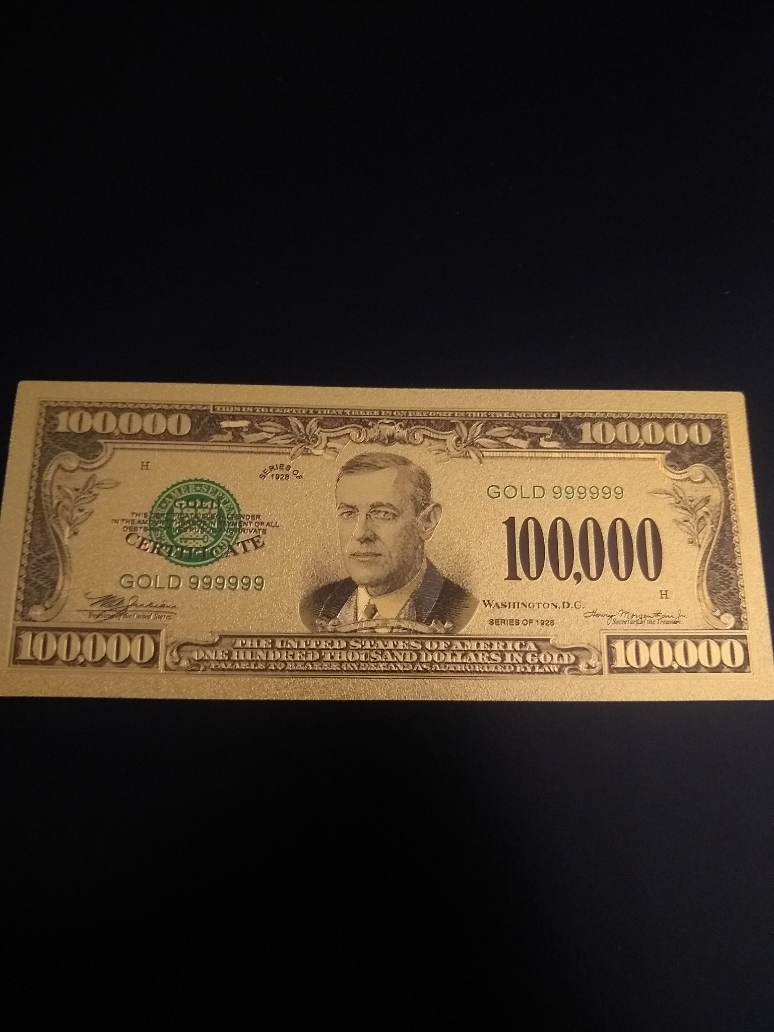 US Commemorative Banknote