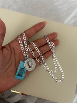 24 inch 5mm curb chain Sterling silver