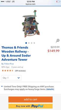 Thomas and friends wooden railway table