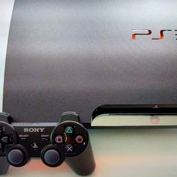 PS3 console and controller plus all the cords