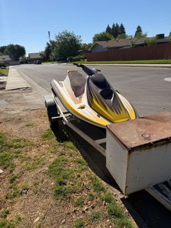 Bombardier Seadoo Jetski with trailer