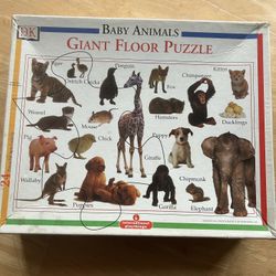 DK 24 Piece Baby Animal Floor Puzzle 