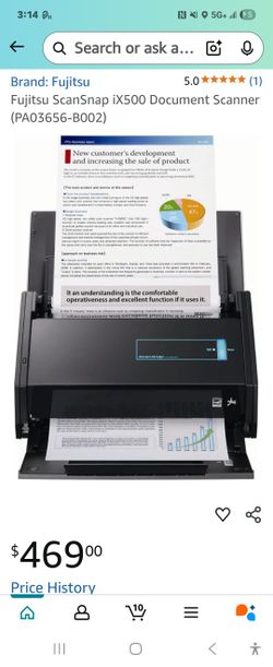 Fujitsu Scansnap Scanner Ix500 