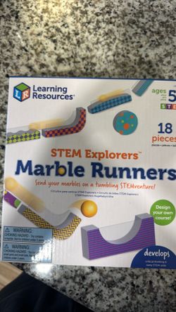 Stem toy marble runners