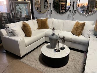  2 pc Jade Custom Made Fabric Sectional **Proudly Made in USA