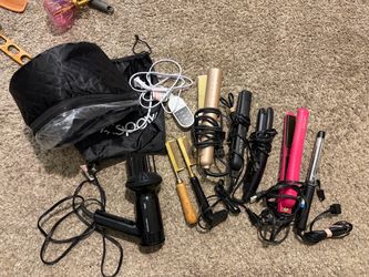 LAS VEGAS: For Sale Mixed Lot of Hair Styling Tools, Flat Irons, Curling Irons, Blow Dryer