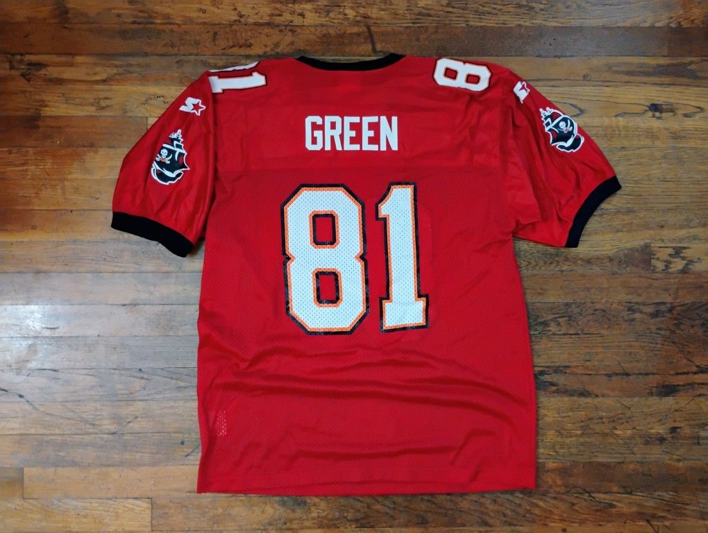 Vintage Starter Jaquez Green Jersey Throwback Size Large 2000s 