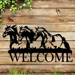 Horse Metal Wall Art ..(Size 2nd Picture )
