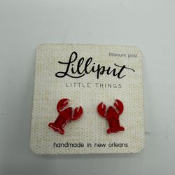 Lilliput Little Things Lobster Stud Earrings