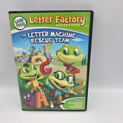 LeapFrog Letter Factory The Letter Machine Rescue Team DVD Educational