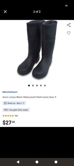 Waterproof work boots