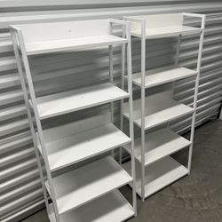  5 Tier Steel and Wood Open Bookshel