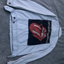 ‘The Rolling Stones’ Jean Jacket Size S