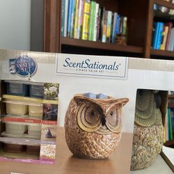 Scented Wax Warmer Owl NEW