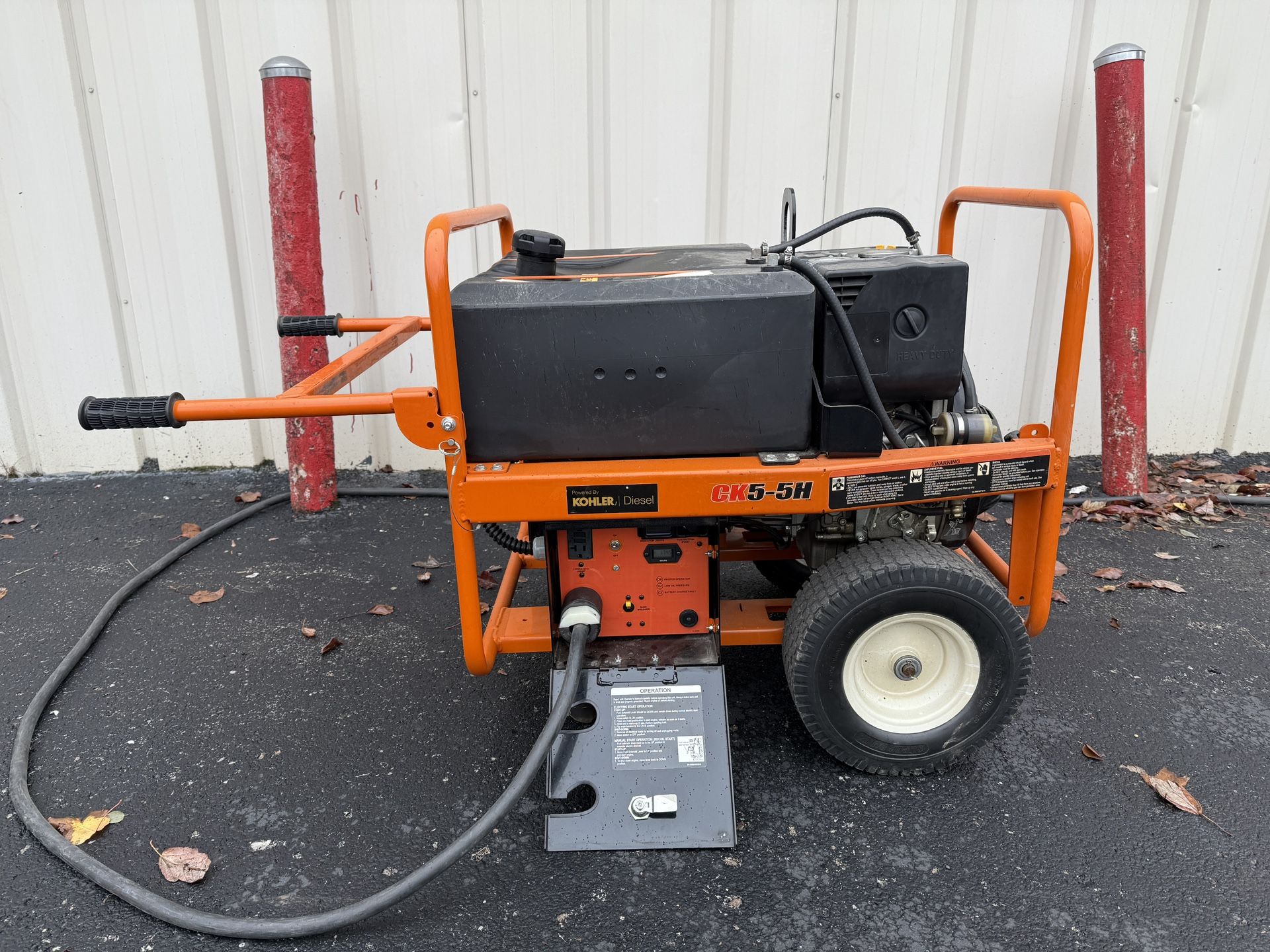 CK Power CK5-5H Portable Diesel Generator KD440 Kohler Engine 5000W 120/240V 1PH