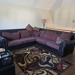  Brown Sectional 