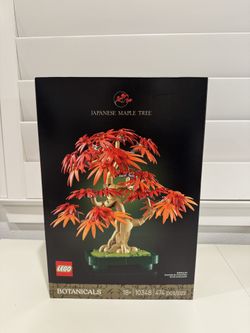 Brand New Japanese Red Maple Bonsai Tree Lego Botanicals