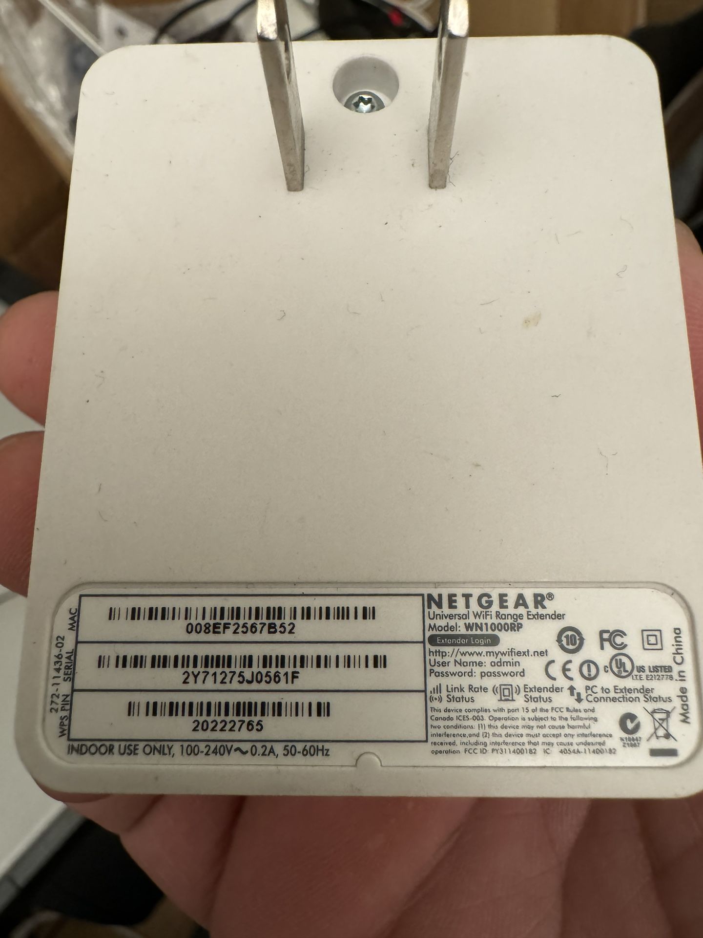 Netgear Wifi Extend Router WN1000RP
