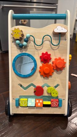 Wooden activity walker