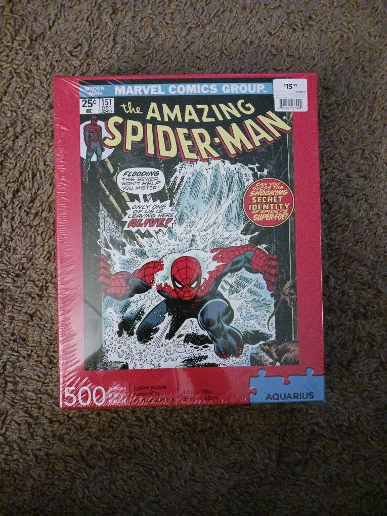 Spider Man 500 Piece Puzzle NEW