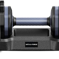 Single Adjustable Dumbbell, 15-55lb Adjustable Dumbbell set, Weights Dumbbells for Home and Gym, Full Body Workout Equipment, Dumbbell Adjustable Weig