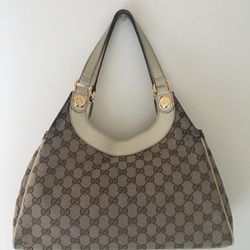 Gucci Canvas Shoulder Bag $425