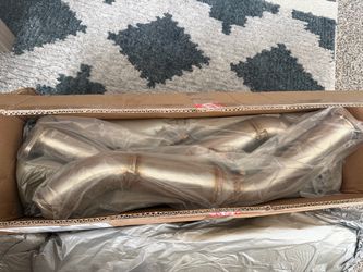 B6A Full Catless 4" Megaphone downpipes