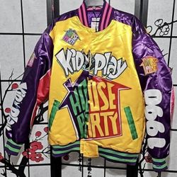 Kid n Play Satin Jacket 3X New