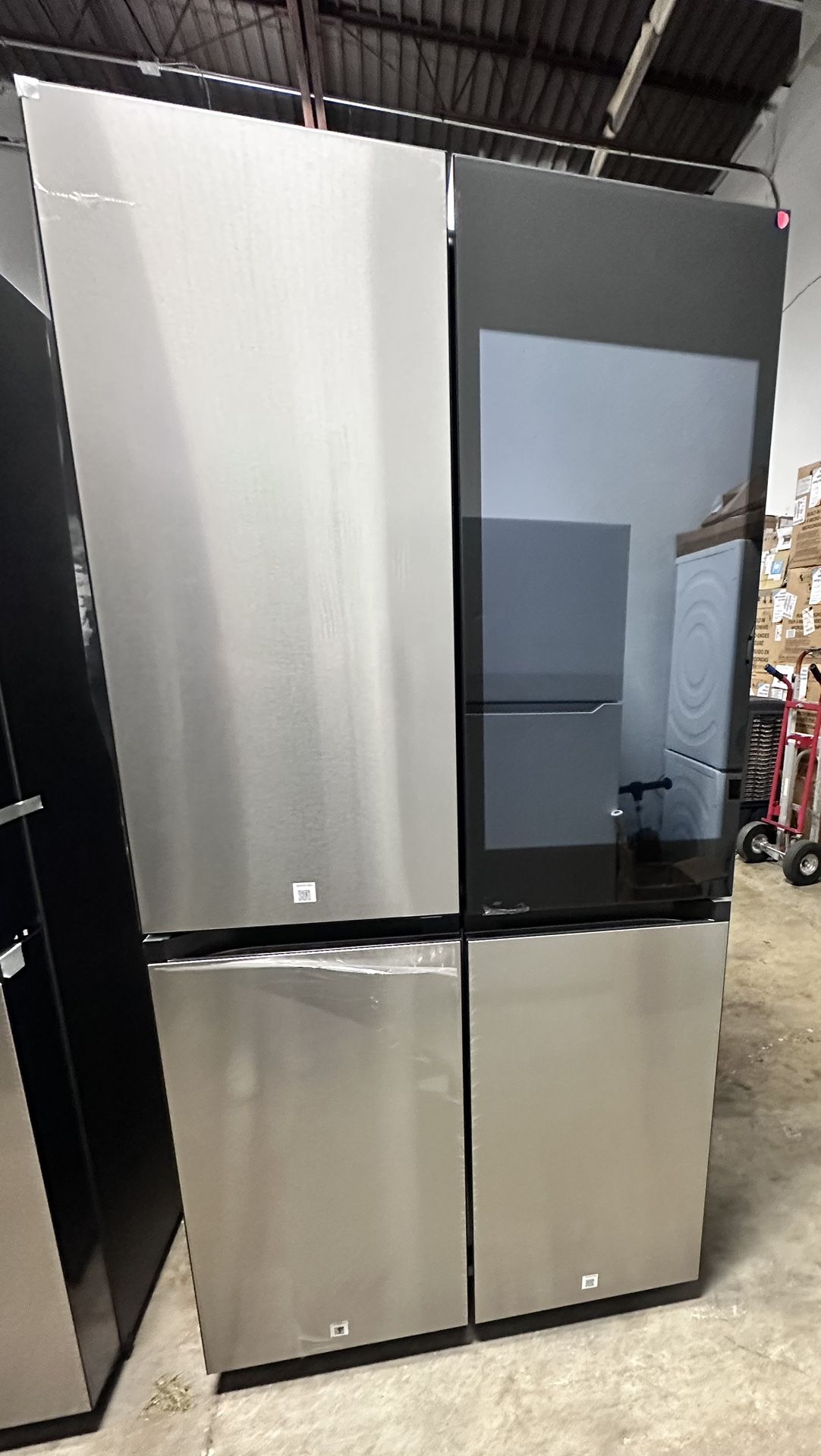 New Stainless Steel Samsung Bespoke 29 Cu. Ft. 4-Door Flex French Door Smart Refrigerator
