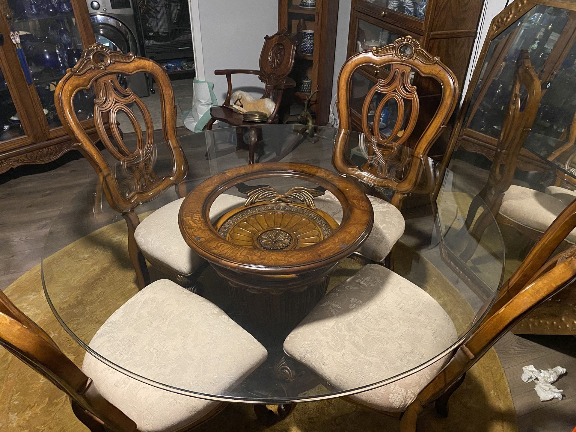 Dining Room Table And Four Chairs