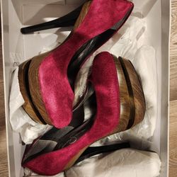 Cranberry Maya Nubuck Heels