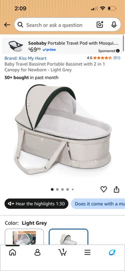 Portable bassinet