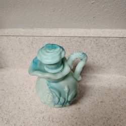 Vintage Avon. Jade Milk Glass Decanter